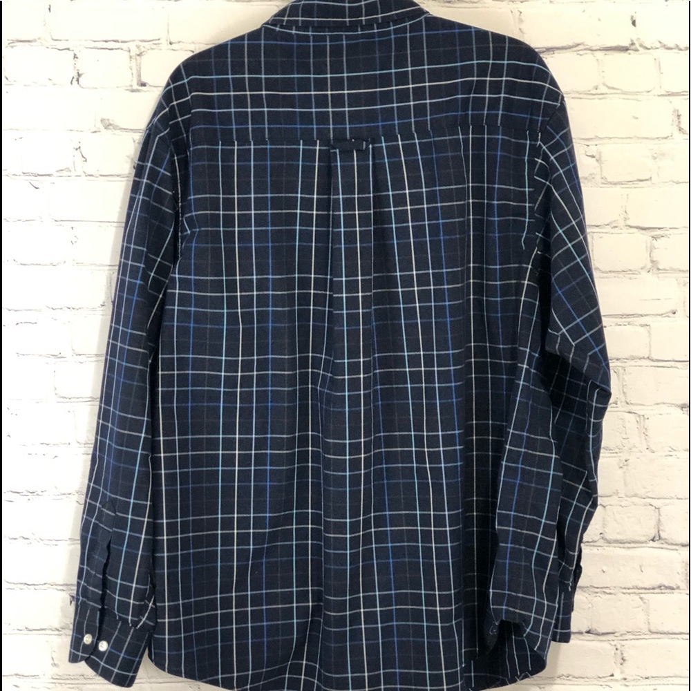 Haggar, XL, Plaid/Check, Long Sleeve Shirt